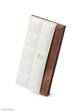 Slim RFID Wallet Vegan Leather Card Holder Zipper Coin Pocket